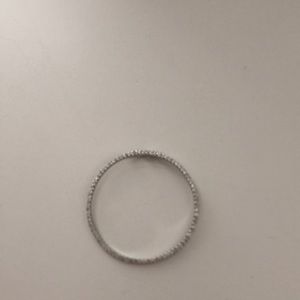 14kt white gold and diamond pendant